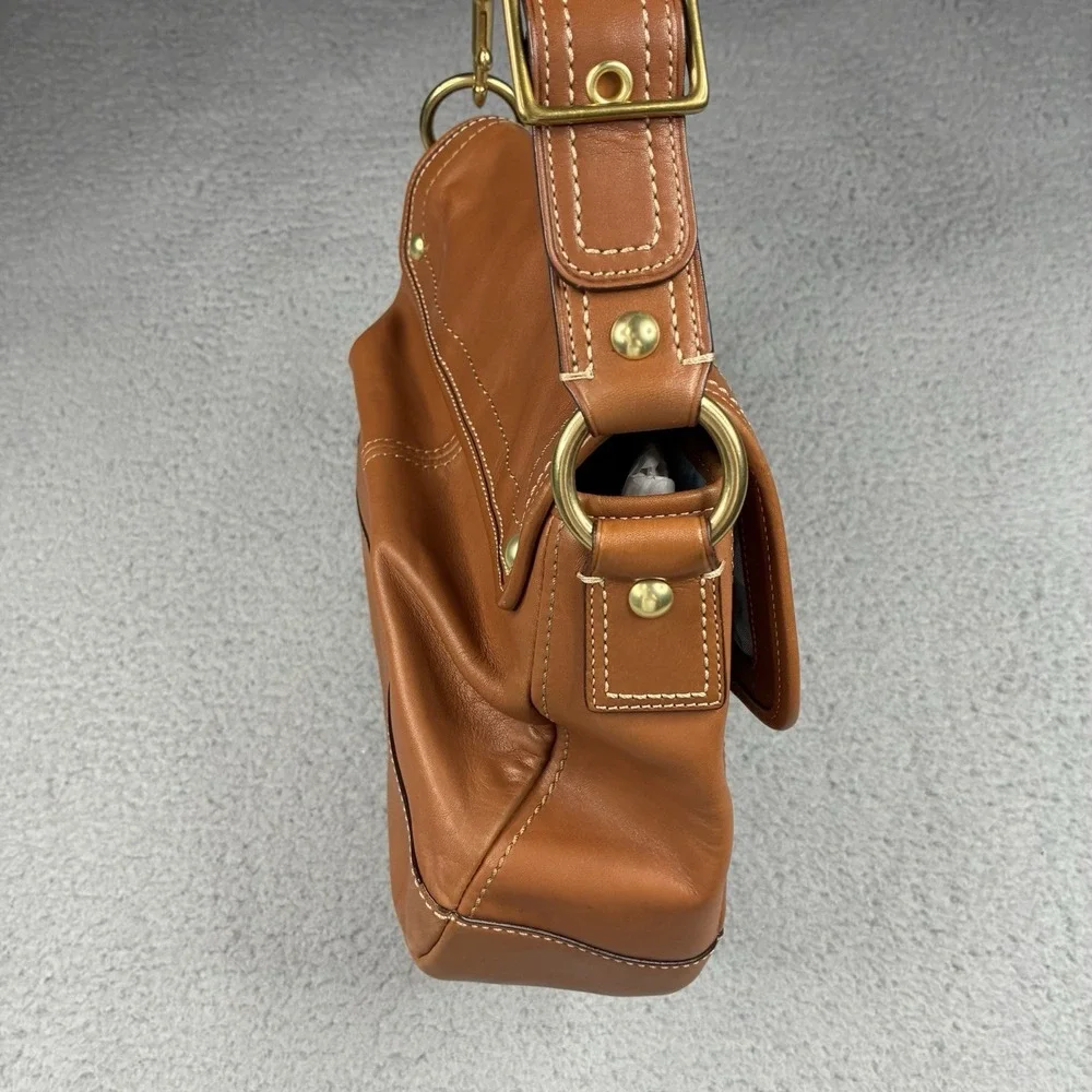 Coach Legacy Ali Brown Leather Shoulder Bag F12854 65th Anniversary Purse
